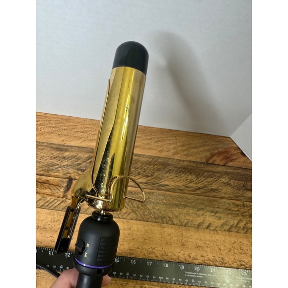 Hot Tools Professional 1 Inch Gold Curling Iron Wand Model HTIR1977 - Picture 6 of 9
